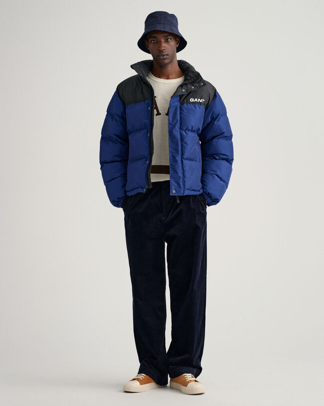 Veste rembourrée en colour-block