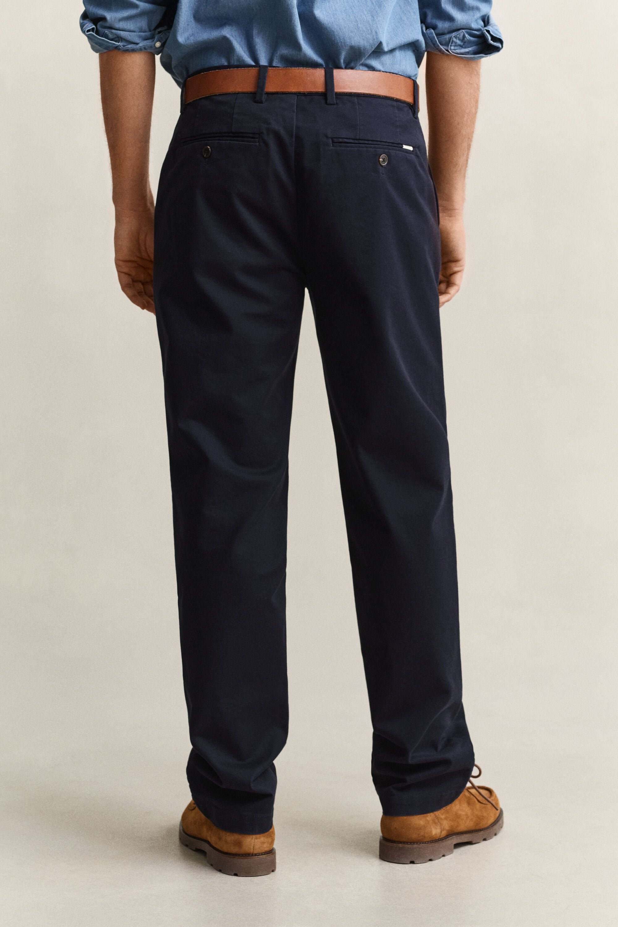 Pantalon chino élégant coupe regular
