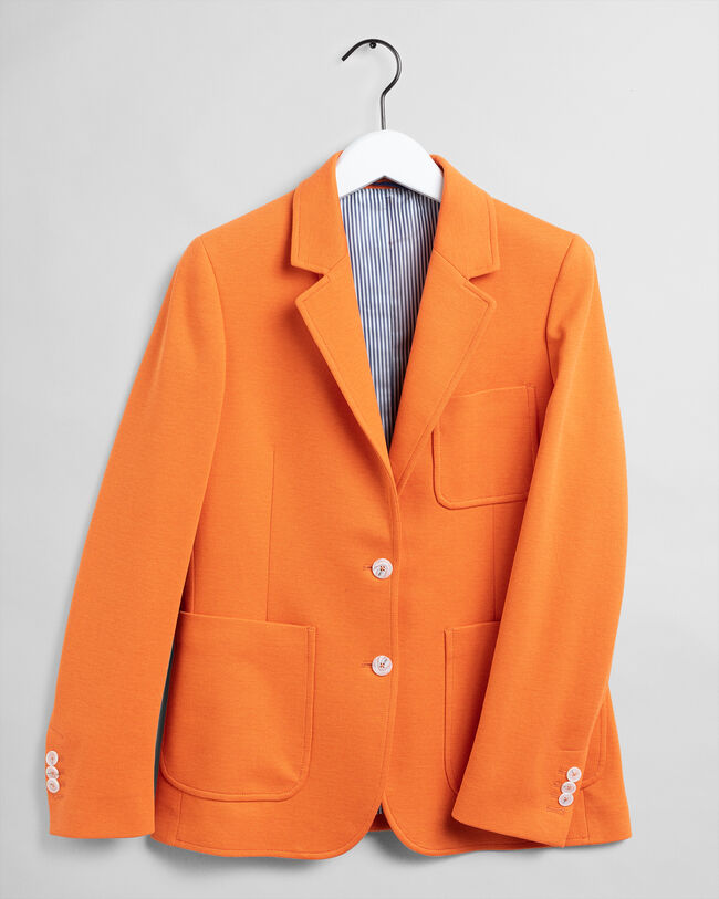 Veste blazer regular fit en jersey chiné