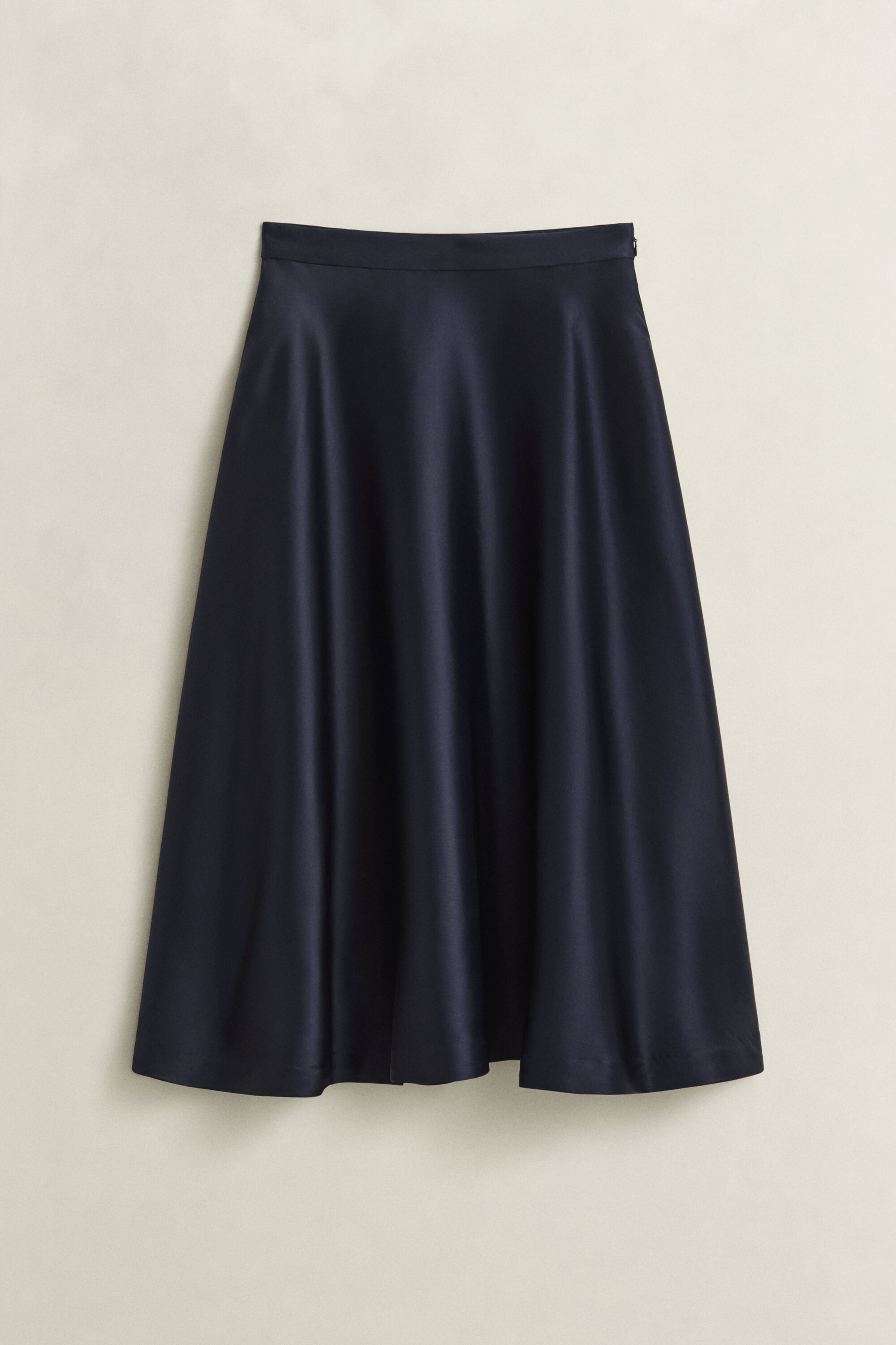 Jupe ample en satin