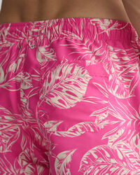 Short de bain classic fit &agrave; imprim&eacute; Tropical Leaves