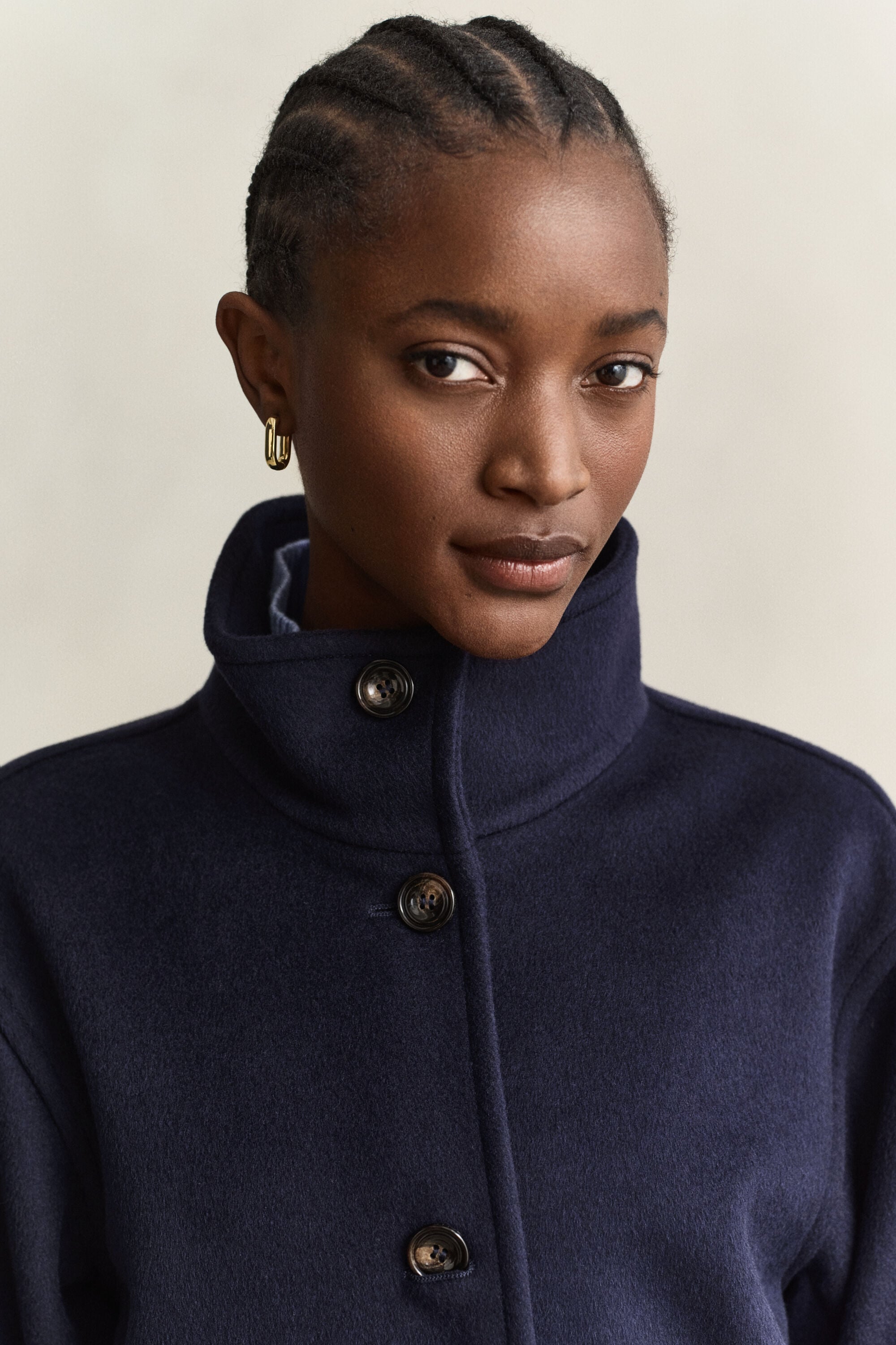 Veste en laine mélangée