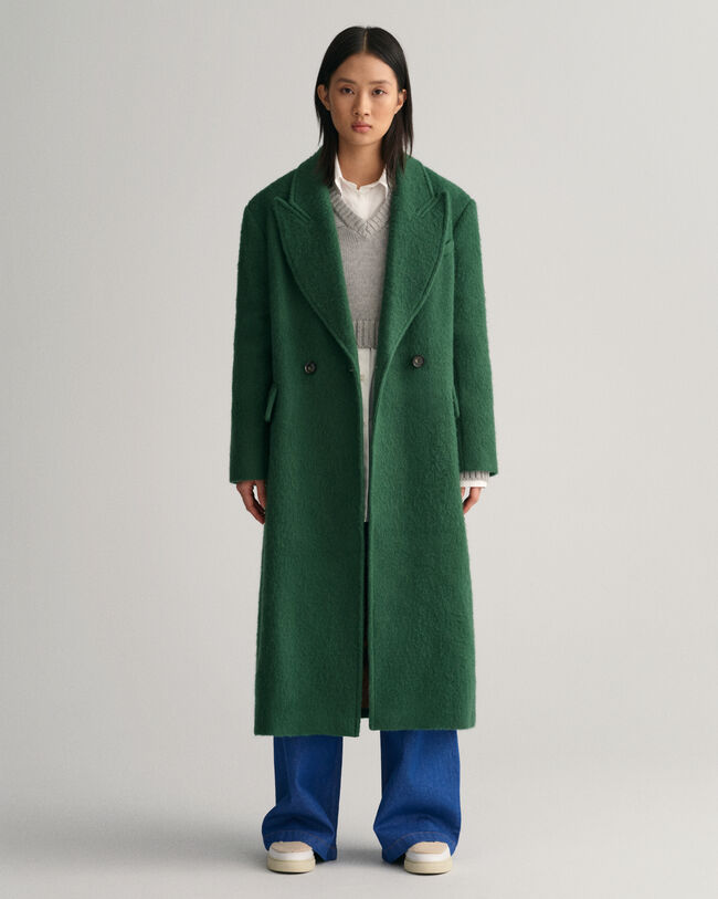 Manteau en laine mélangée