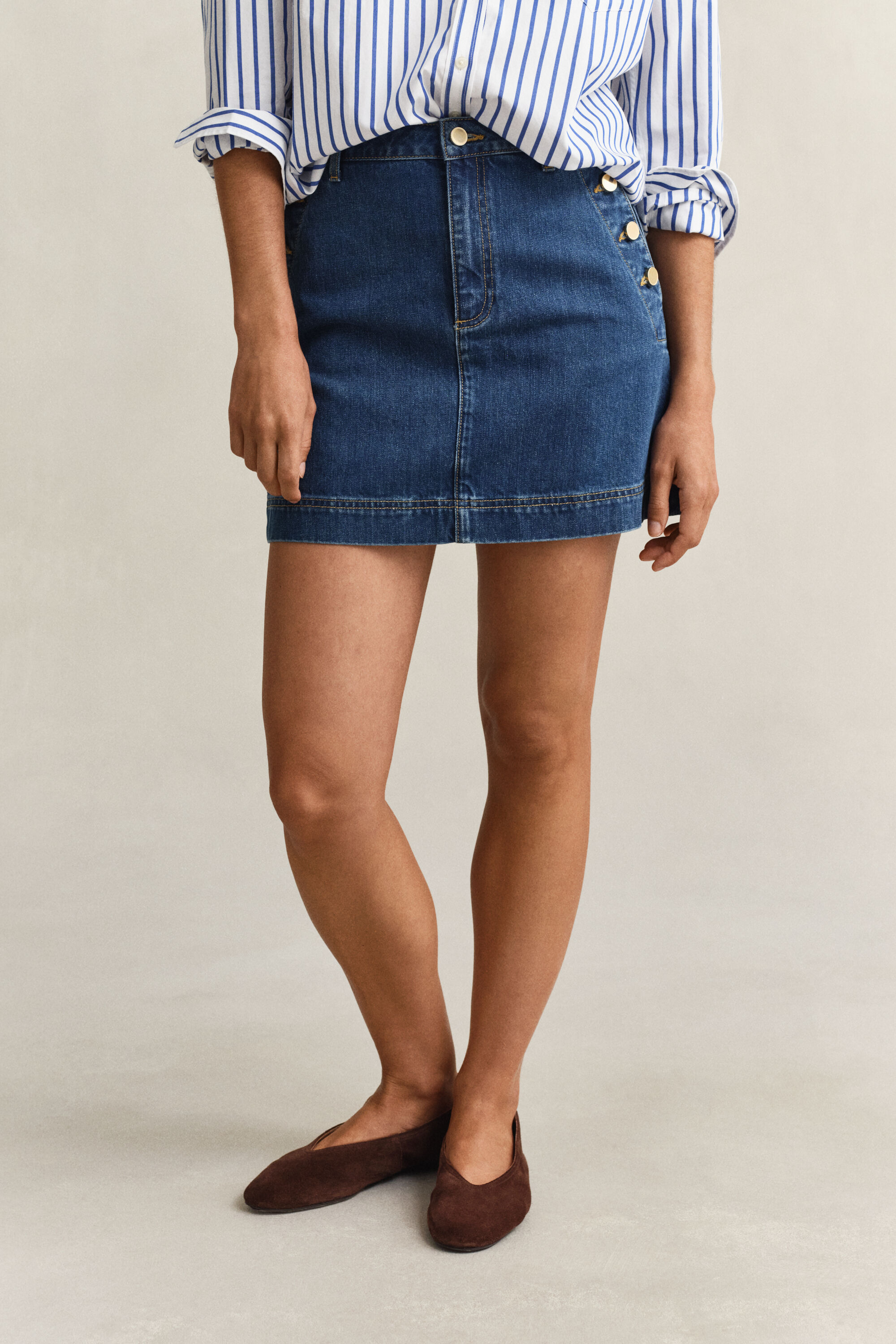 Mini-jupe en denim