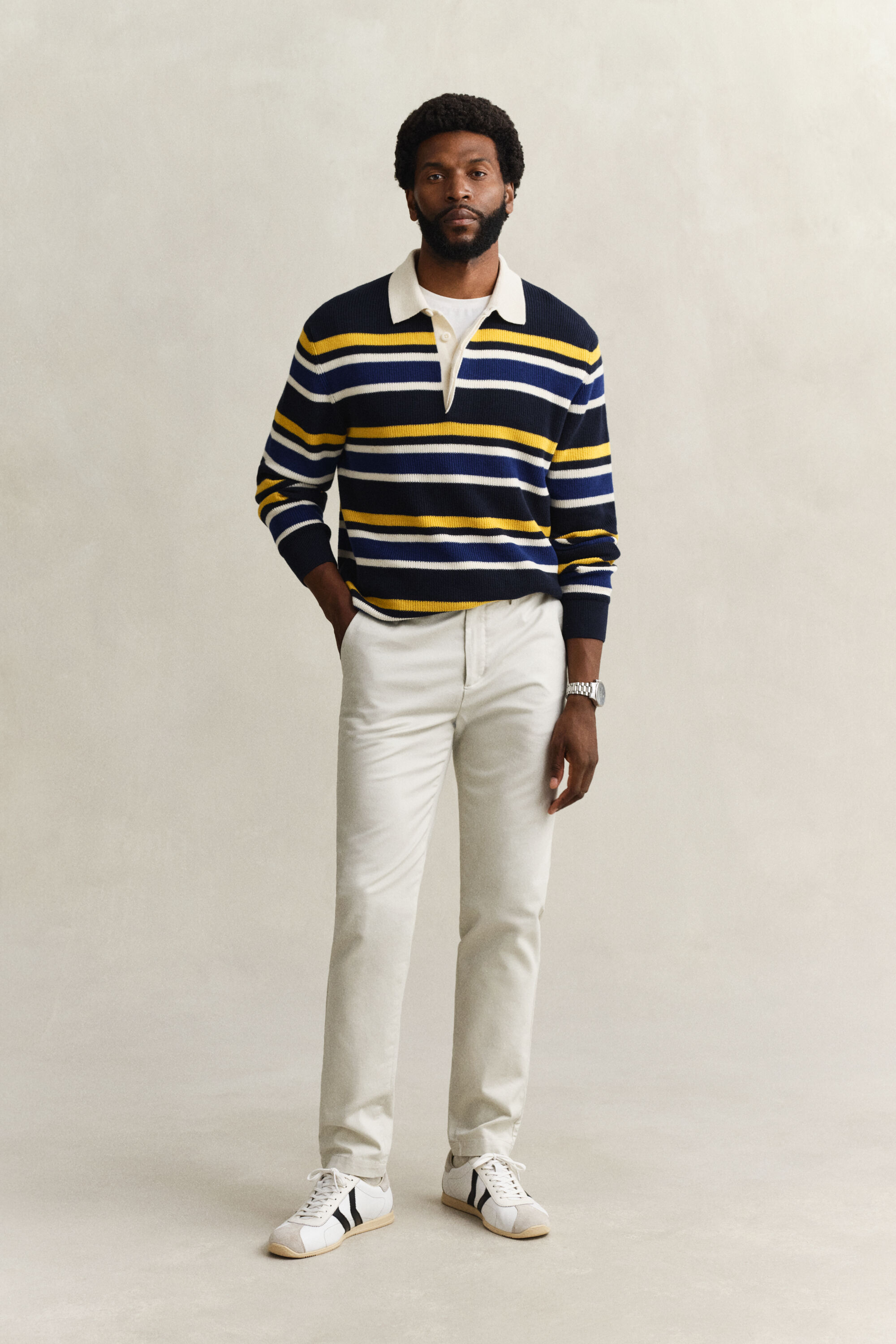 Pantalon chino élégant coupe slim