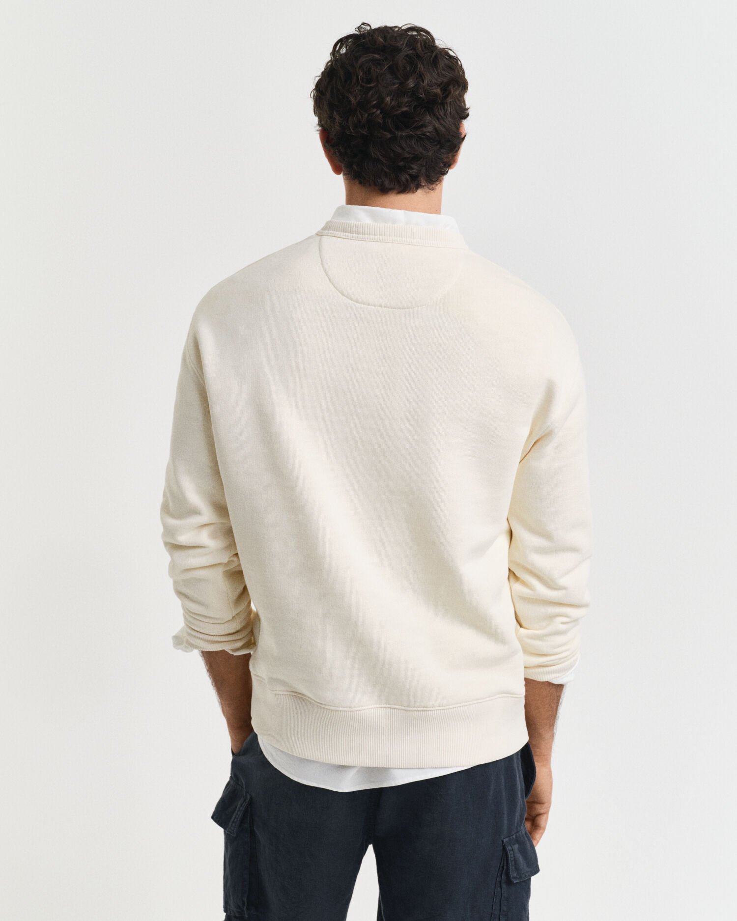 Sweat-shirt col rond avec logo