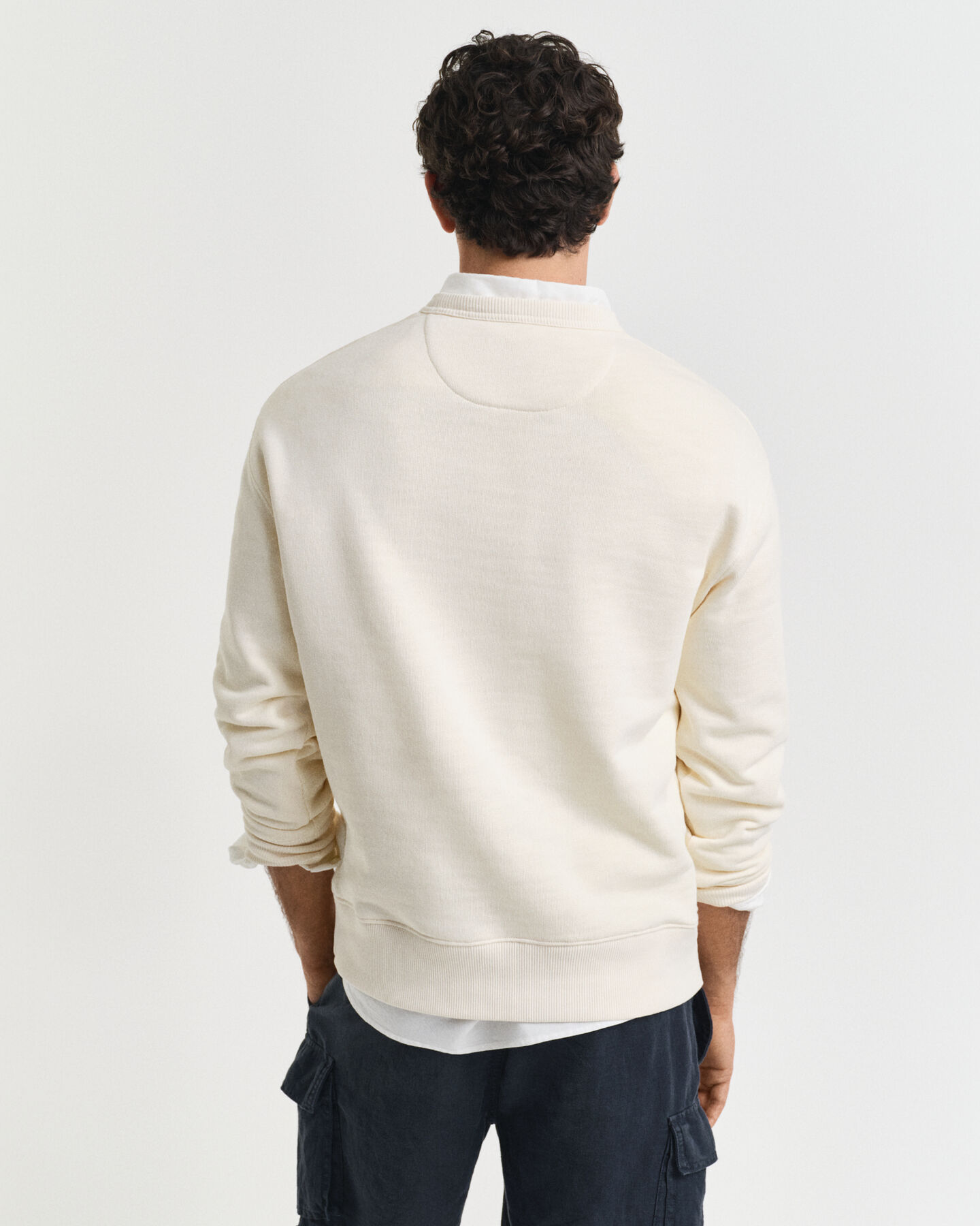 Sweat-shirt col rond avec logo