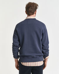 Sweat-shirt col rond logo universitaire