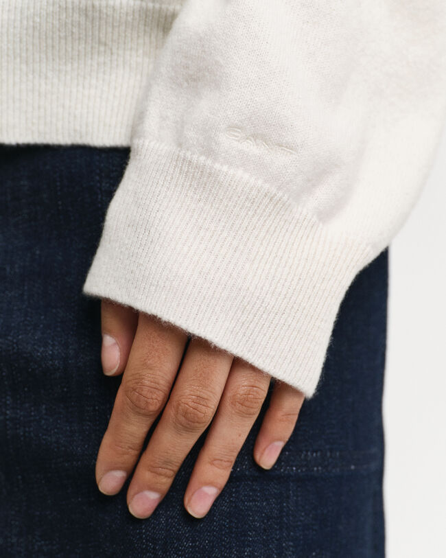 Pull ras du cou en laine d'agneau ultrafine