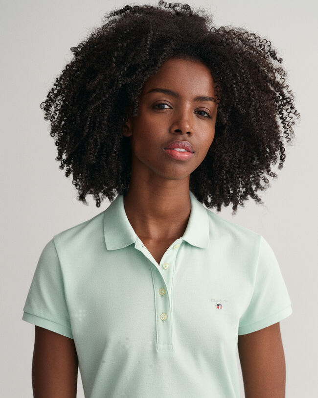 Robe polo en coton piqu&eacute; Original