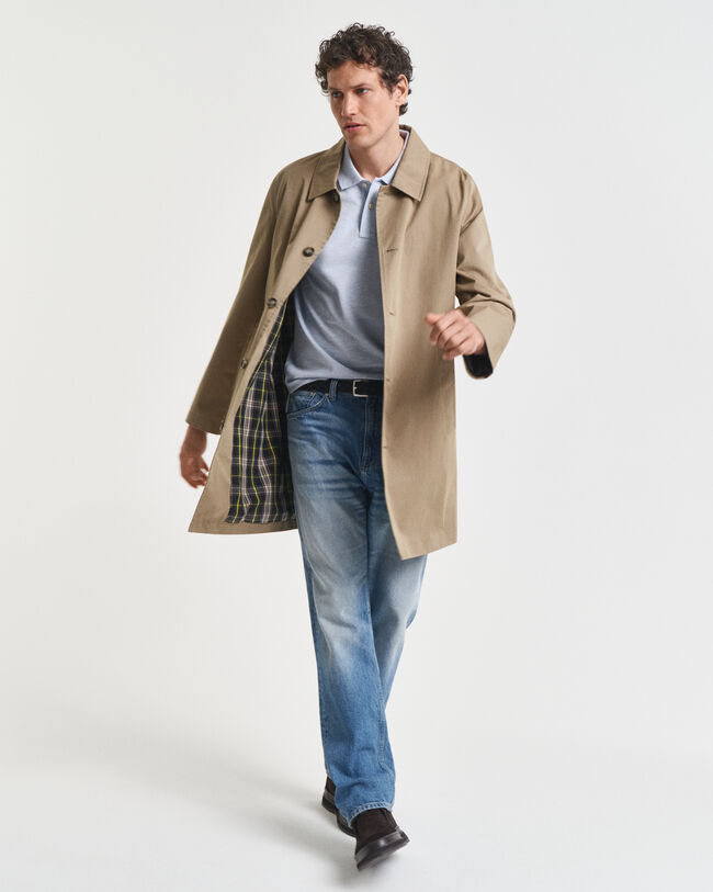 Polo coupe regular en coton piqué Shield