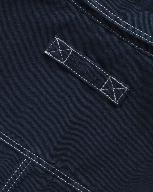 Surchemise en serg&eacute; de coton biologique