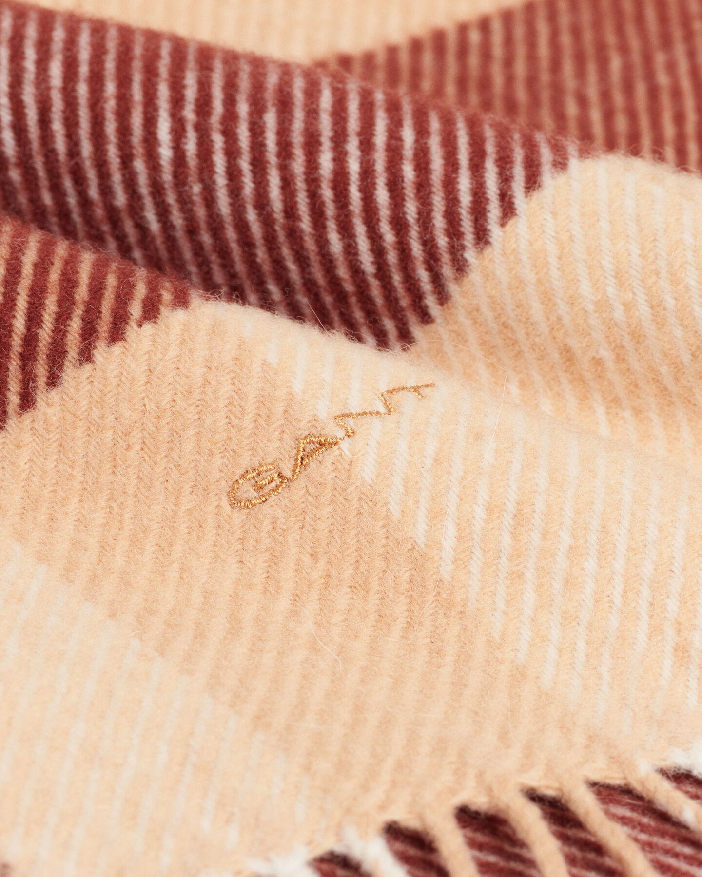 &Eacute;charpe en laine &agrave; carreaux