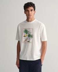 T-shirt Hawaiian Print