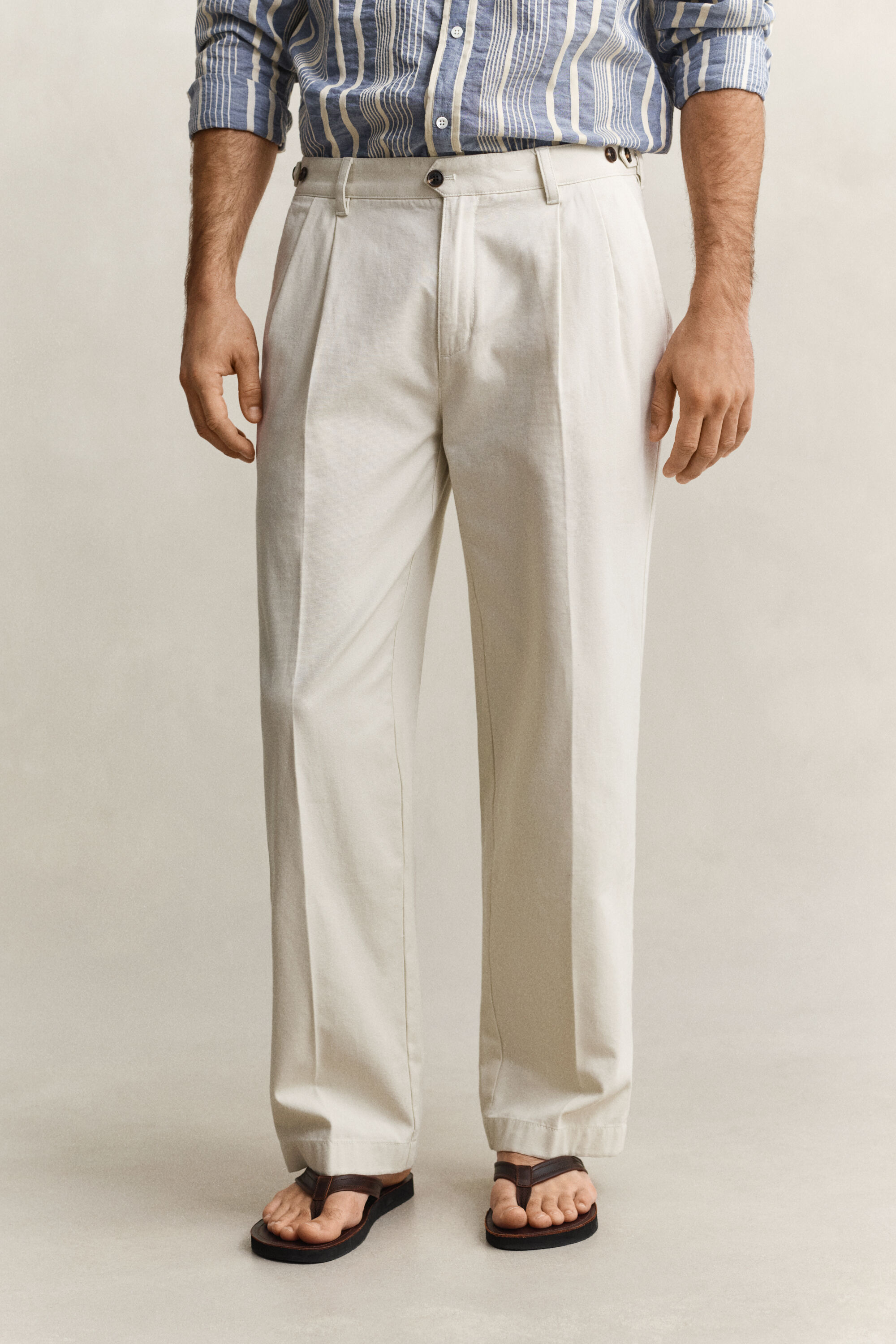 Pantalon chino en toile