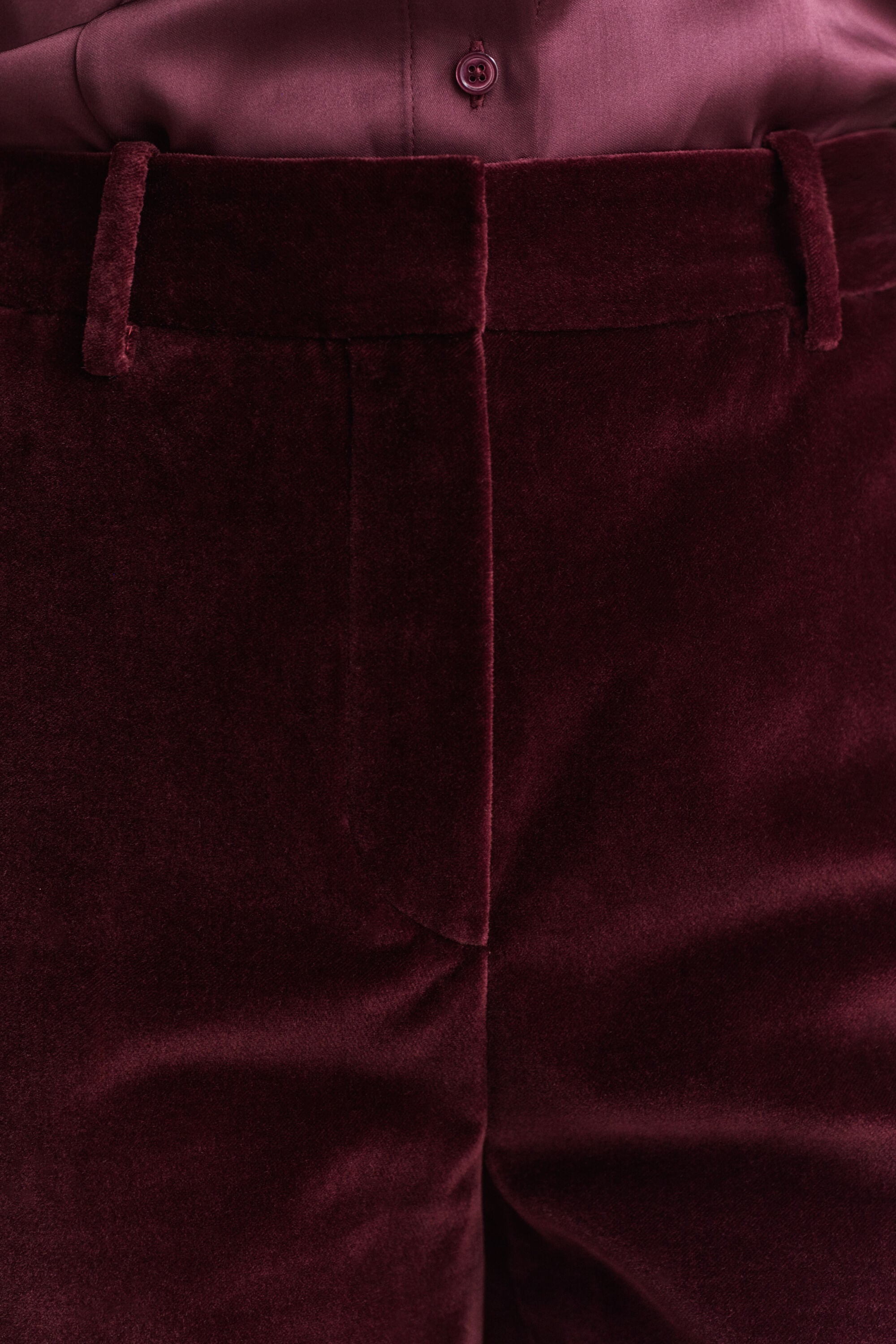 Pantalon habillé en velours