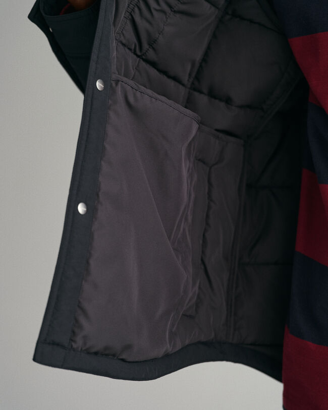 Veste-chemise matelass&eacute;e