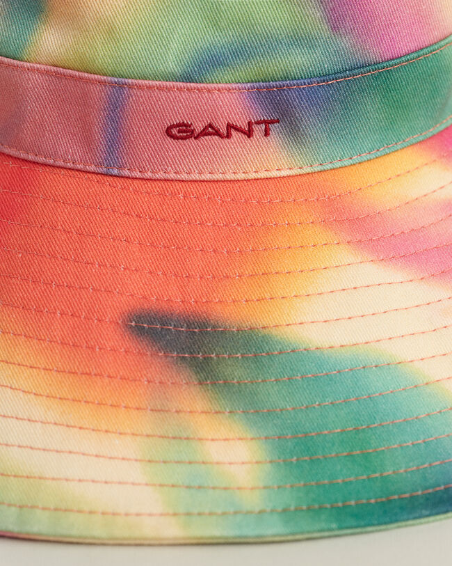 Chapeau en serg&eacute; de coton imprim&eacute;