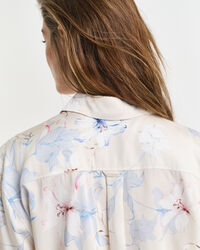 Chemise coupe regular à manches courtes avec imprimé floral