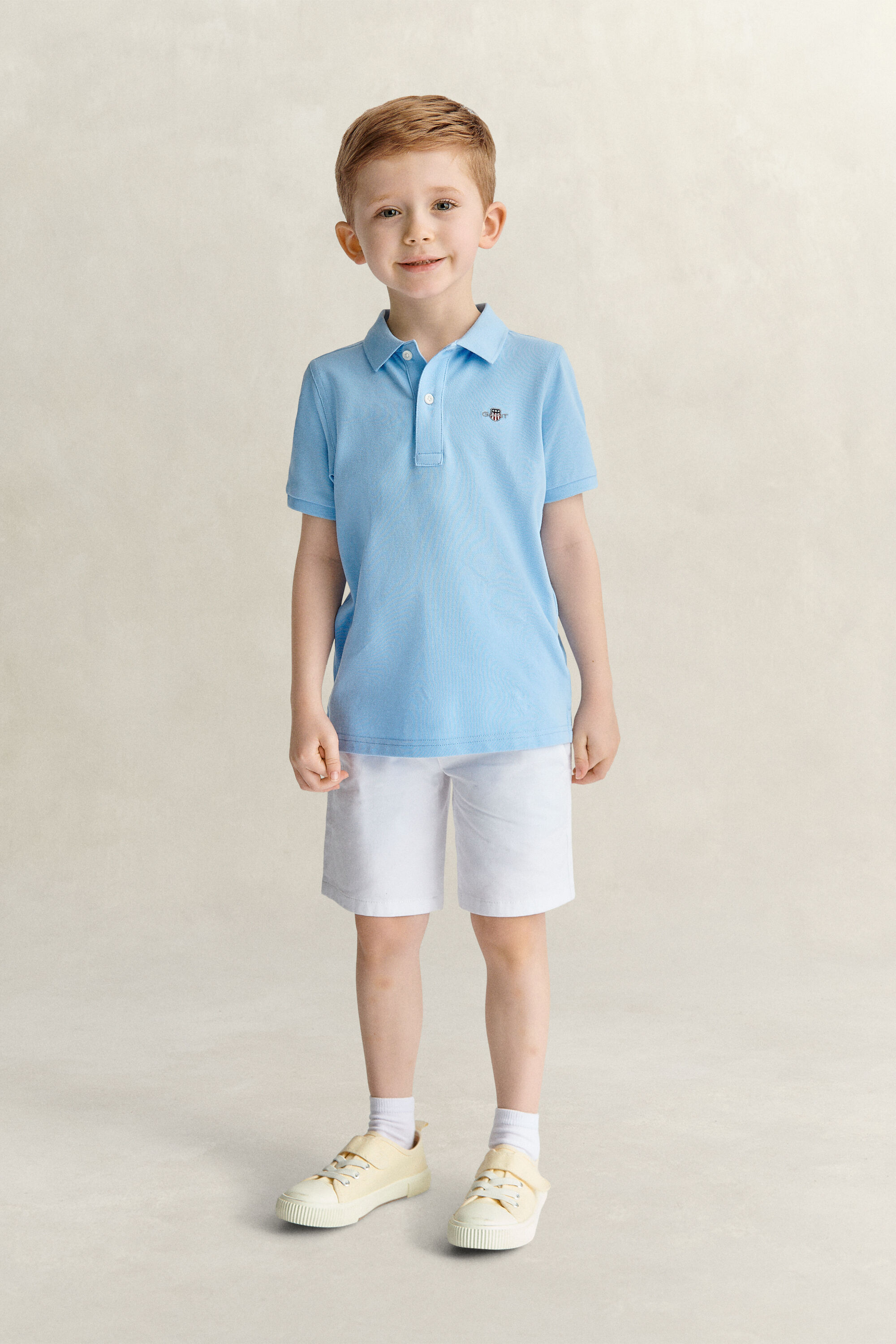Polo en coton piqué Shield Enfant