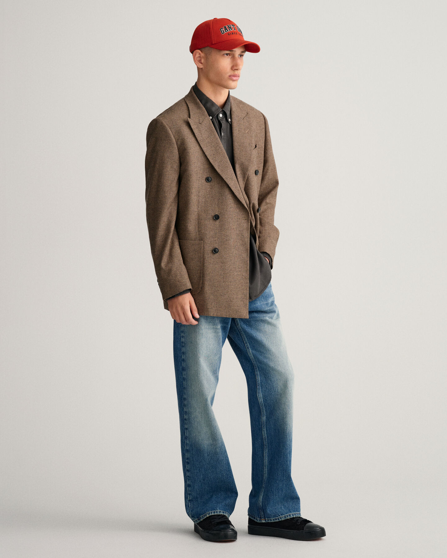 Chemise relaxed fit en lyocell teint en pi&egrave;ce