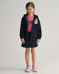 Mini-jupe en velours c&ocirc;tel&eacute; Girls