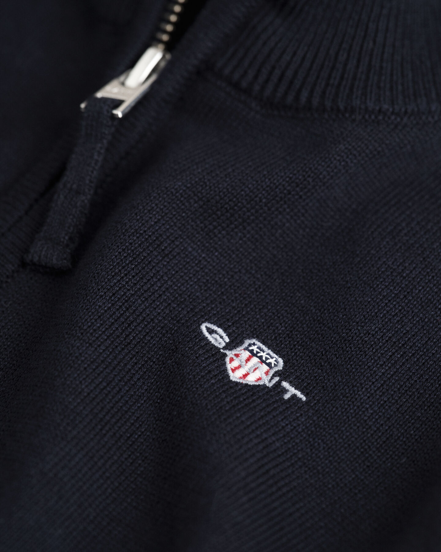 Cardigan zippé en coton Shield Enfant