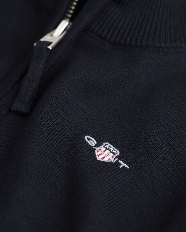 Cardigan zippé en coton Shield Enfant