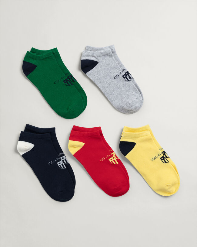Lot de 5&nbsp;paires de chaussettes pour baskets Shield Teen Boys