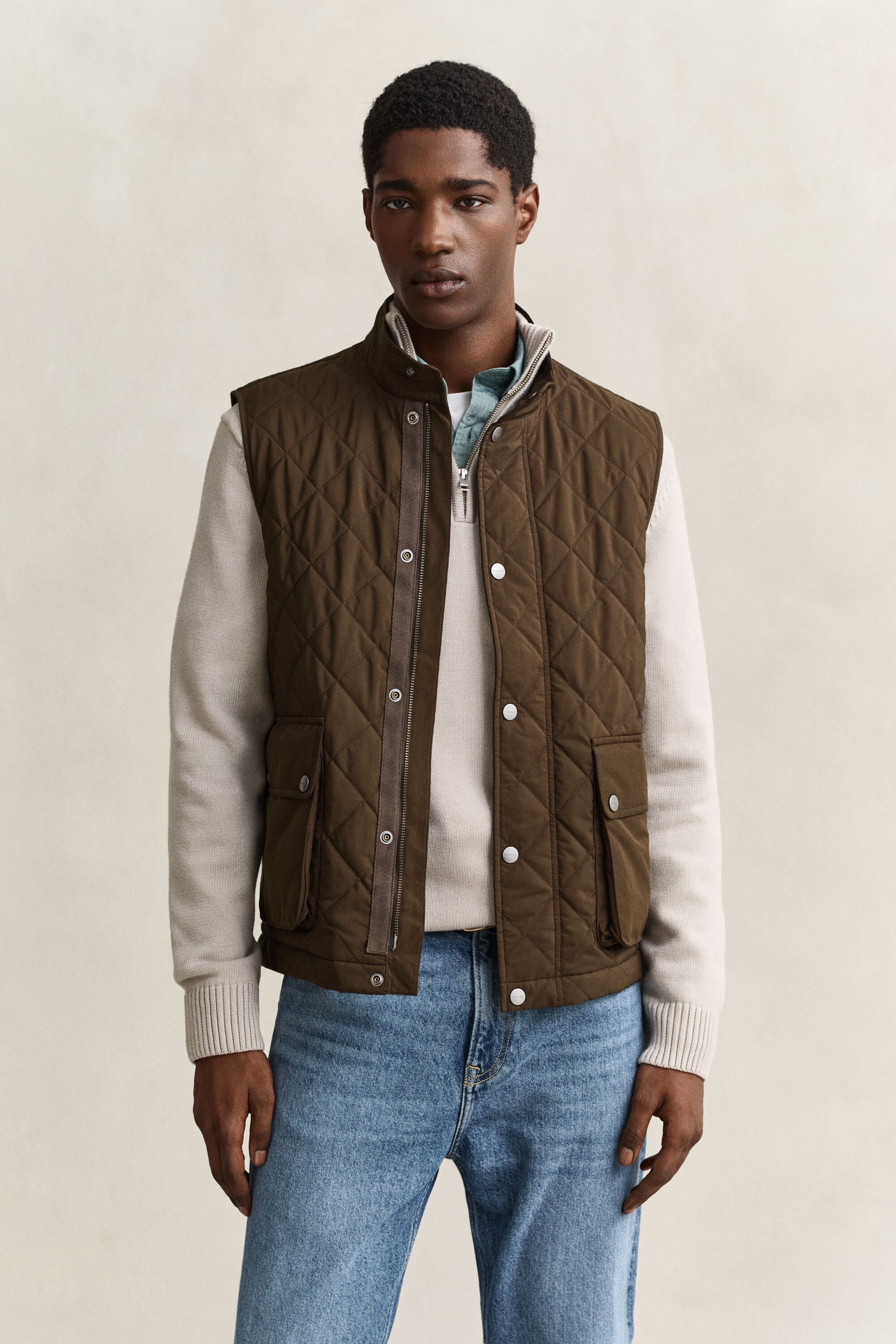 Veste sans manches matelassée
