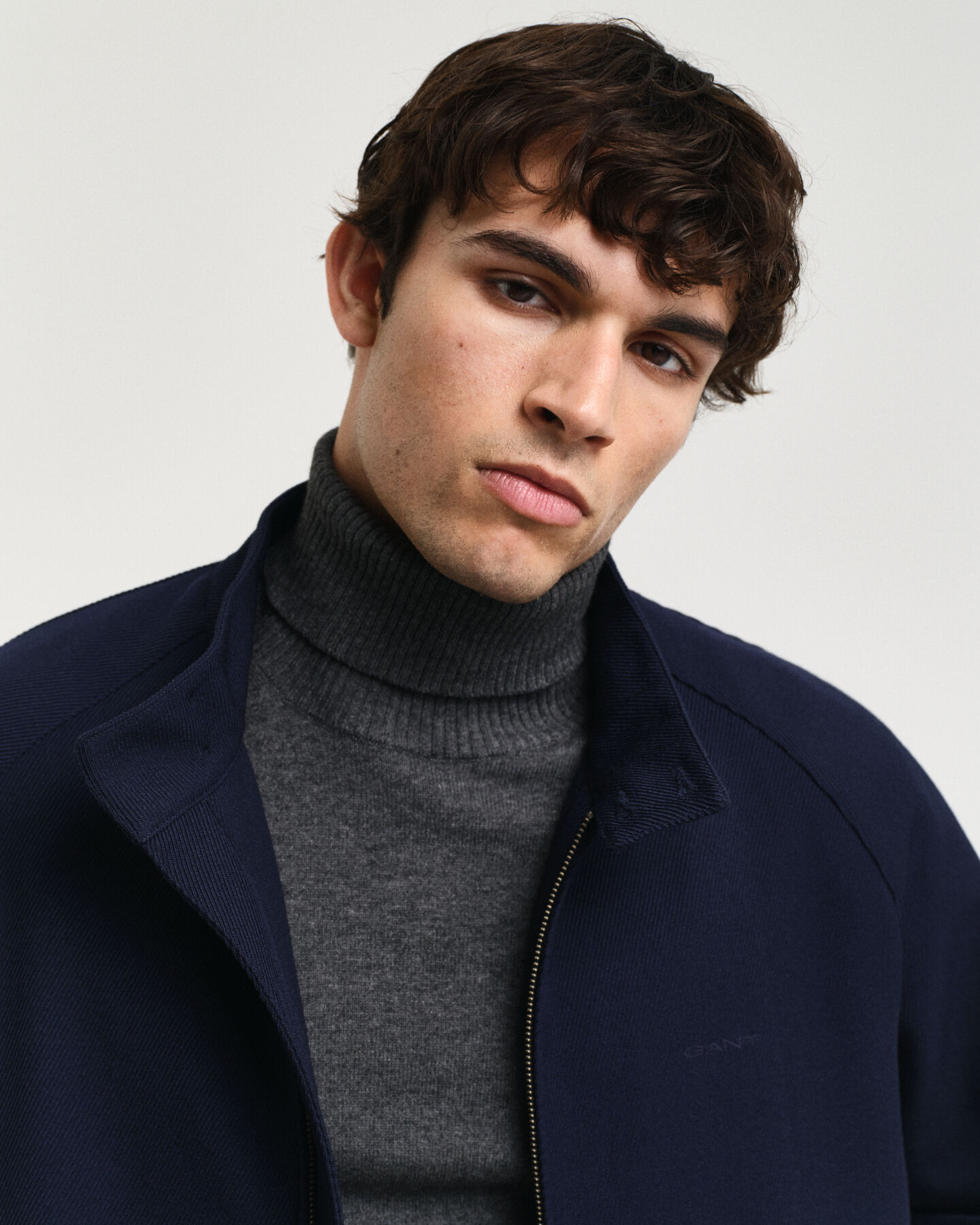 Veste Harrington en laine mélangée