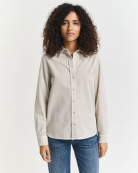 Chemise coupe regular en velours côtelé