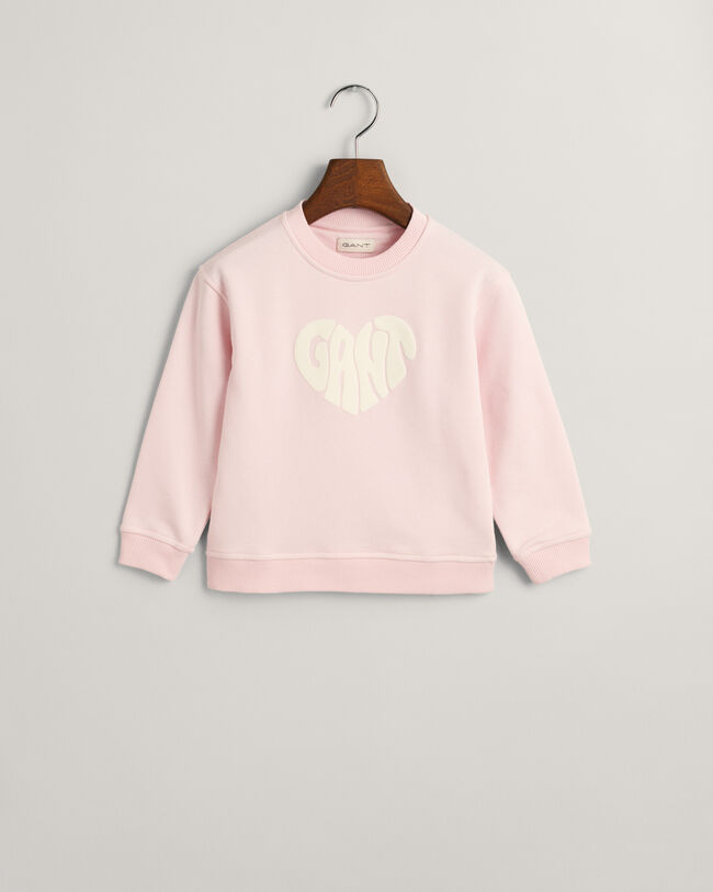 Sweat-shirt ras du cou Heart Graphic Girls