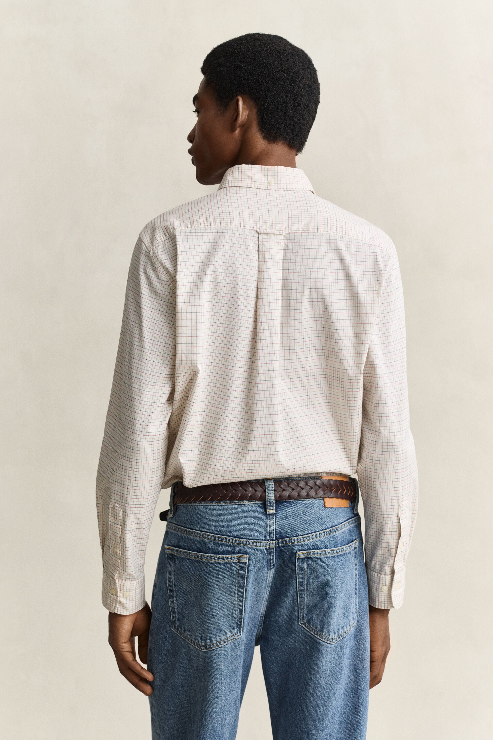 Chemise en coton Oxford à carreaux Gant x Yale
