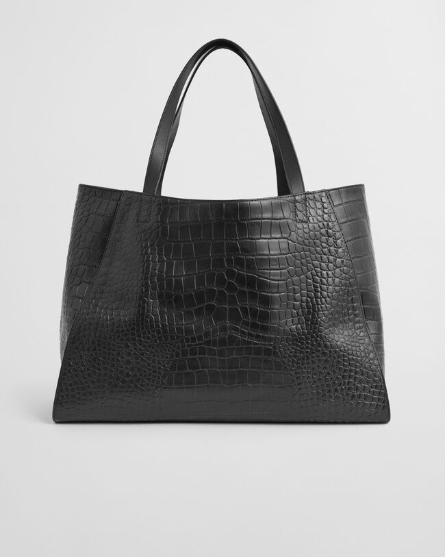Sac fourre-tout effet croco