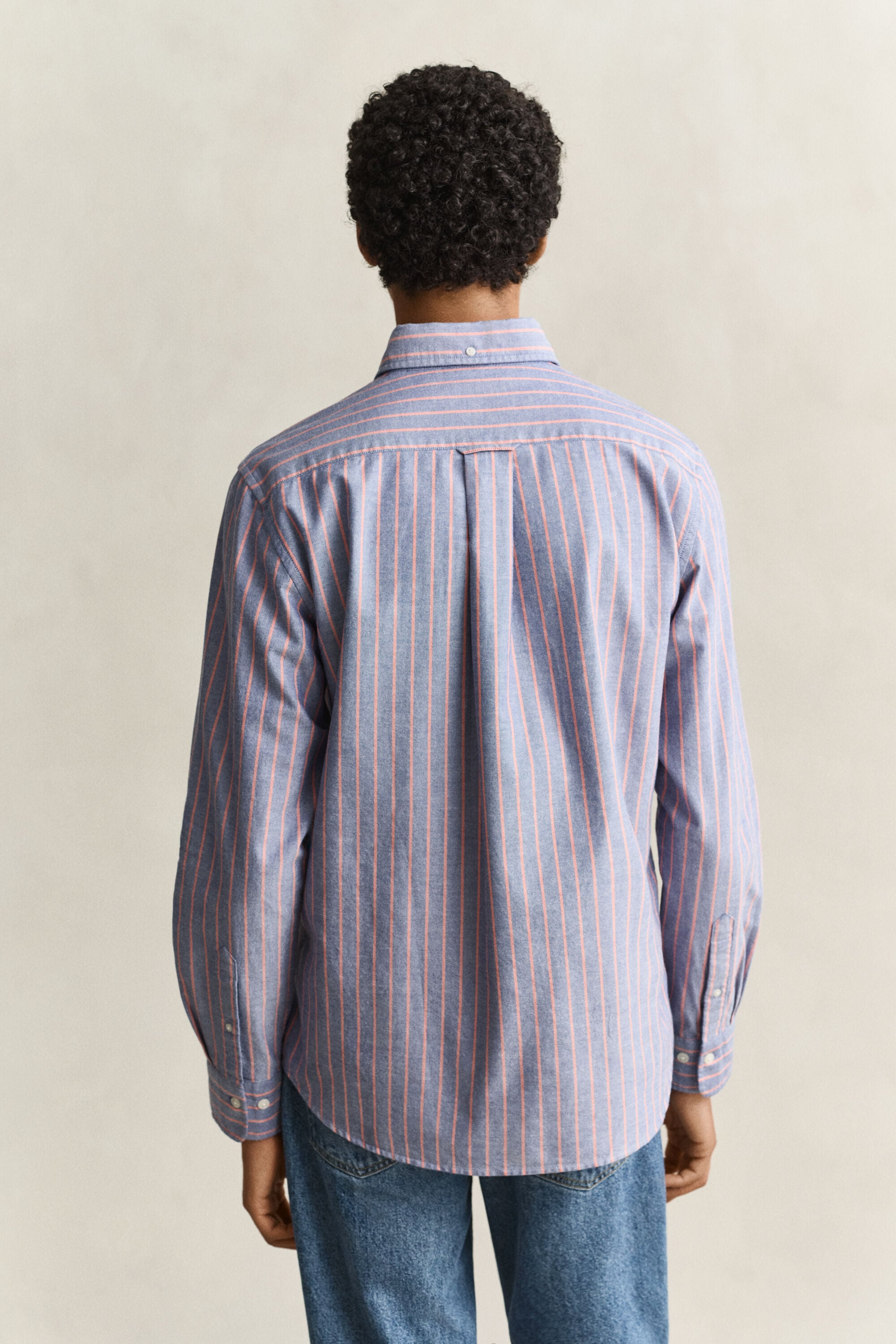 Chemise en coton Oxford classique à rayures