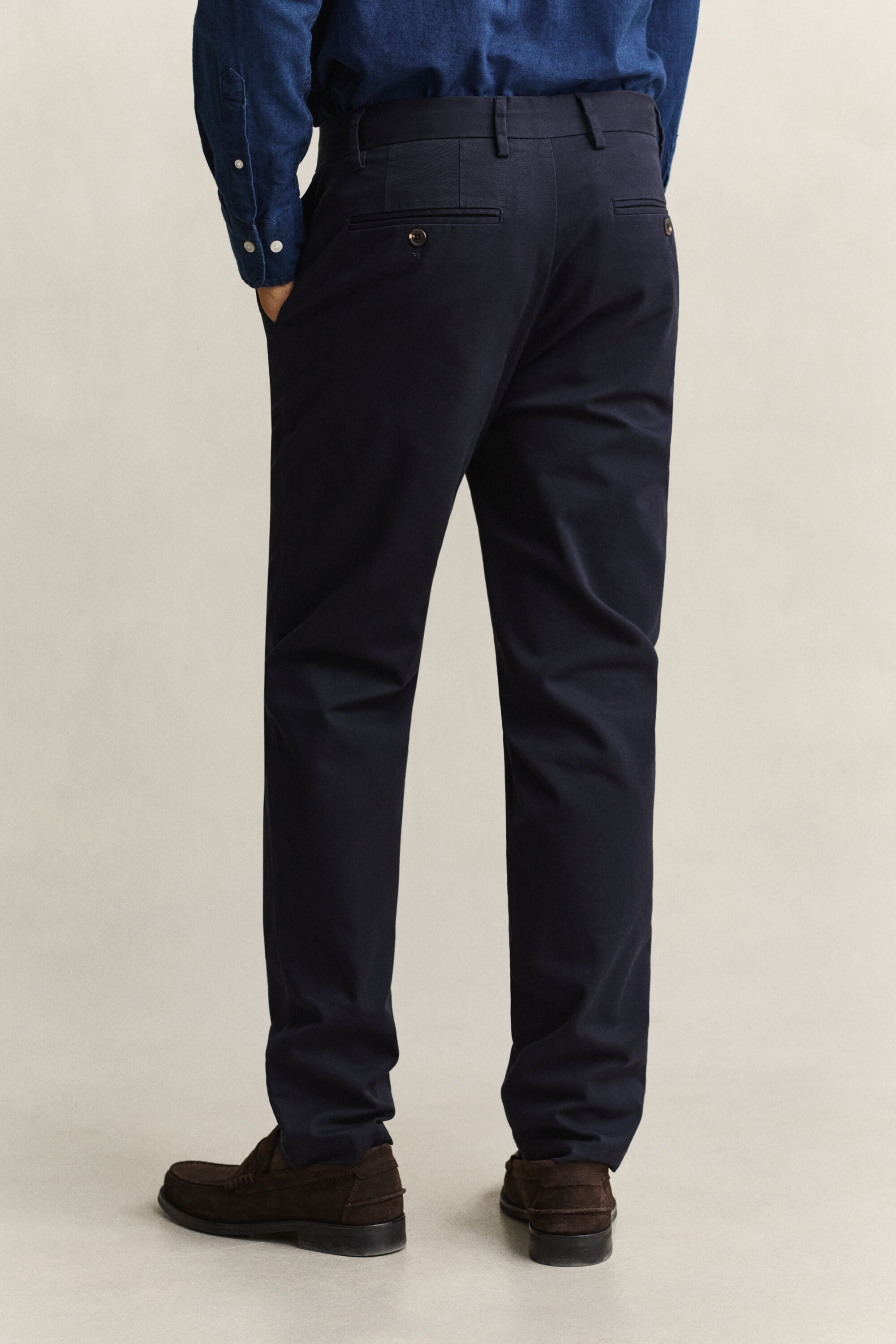 Pantalon chino slim élégant