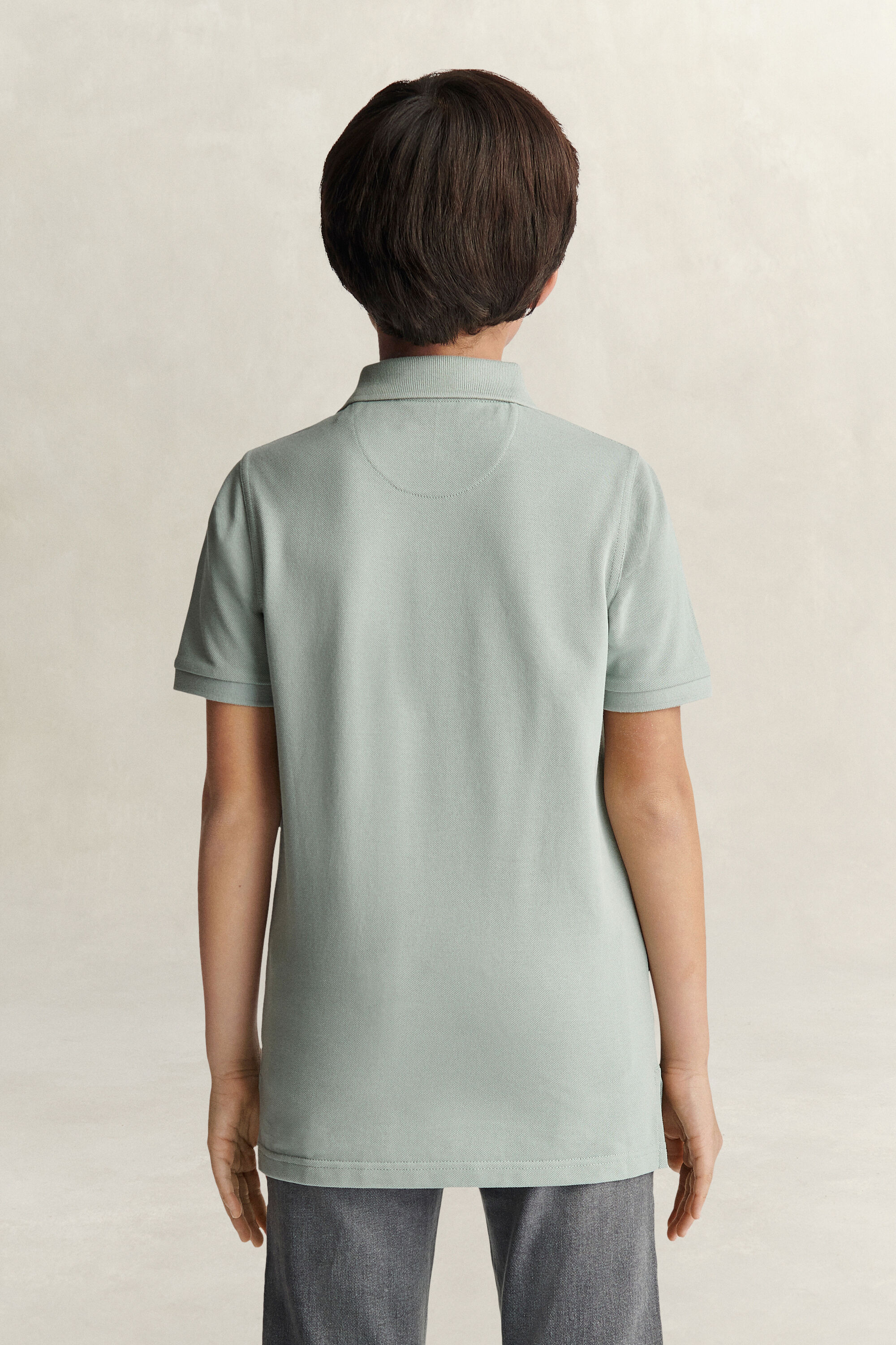 Polo en coton piqué Shield Ado