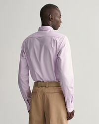 Chemise slim fit en coton Oxford