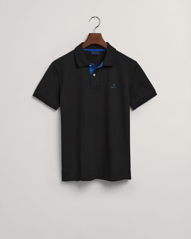 Polo Rugger en coton piqué à col contrastant