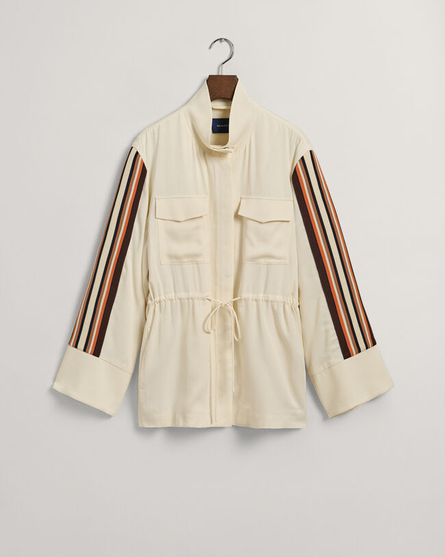 Veste relaxed fit à rayures