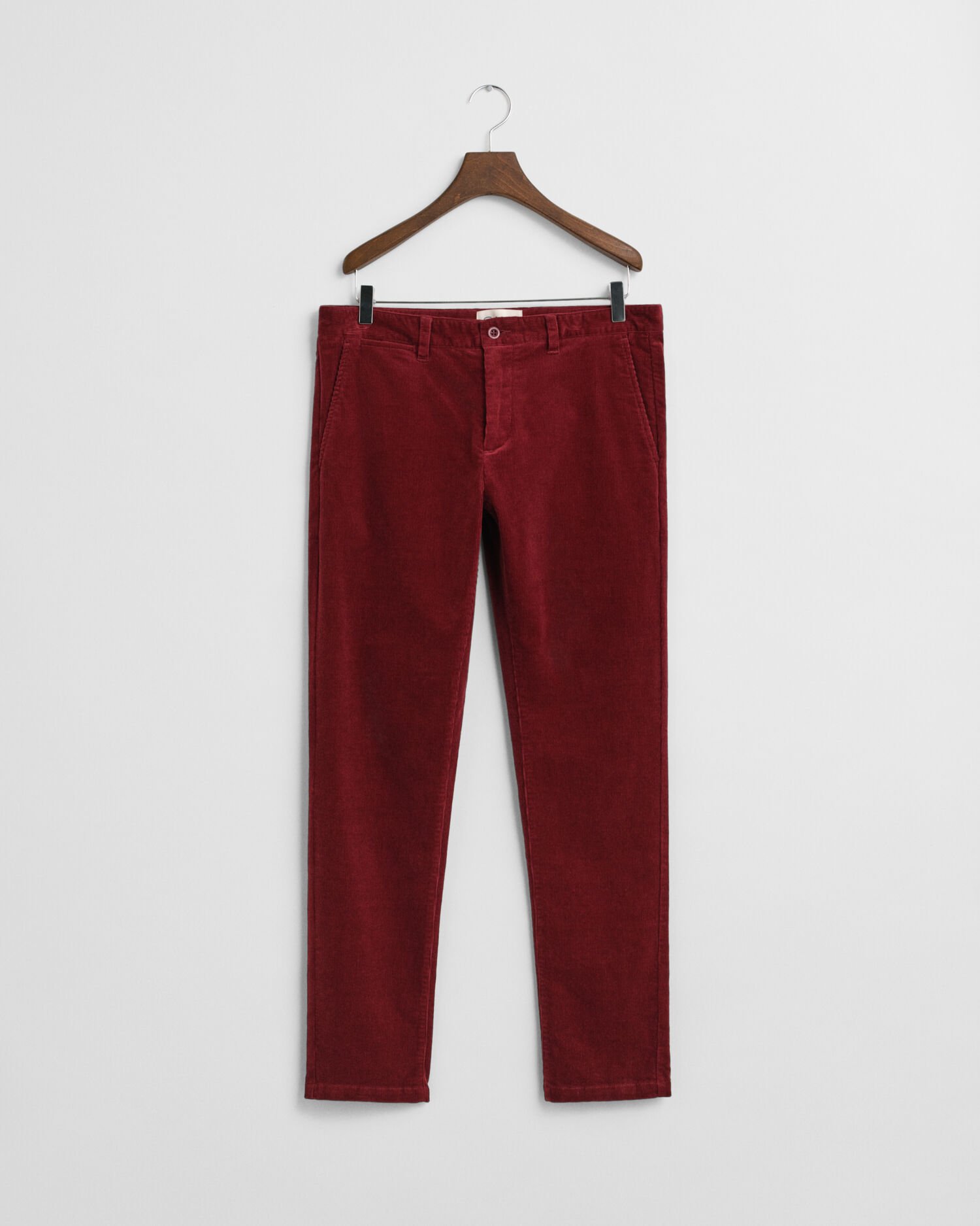 Pantalon chino slim fit en velours côtelé