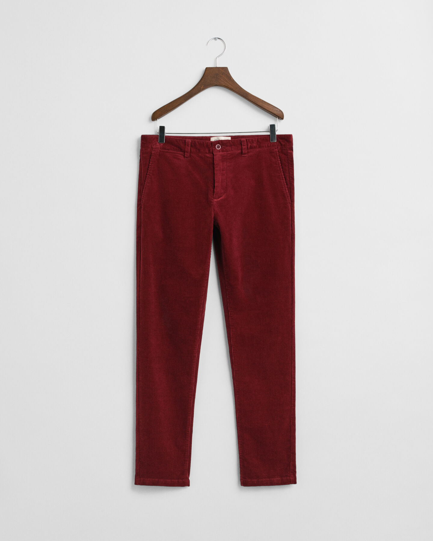Pantalon chino slim fit en velours côtelé
