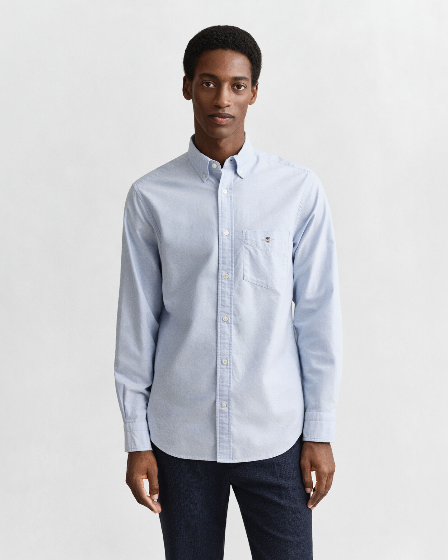 Chemise coupe regular en coton Oxford classique