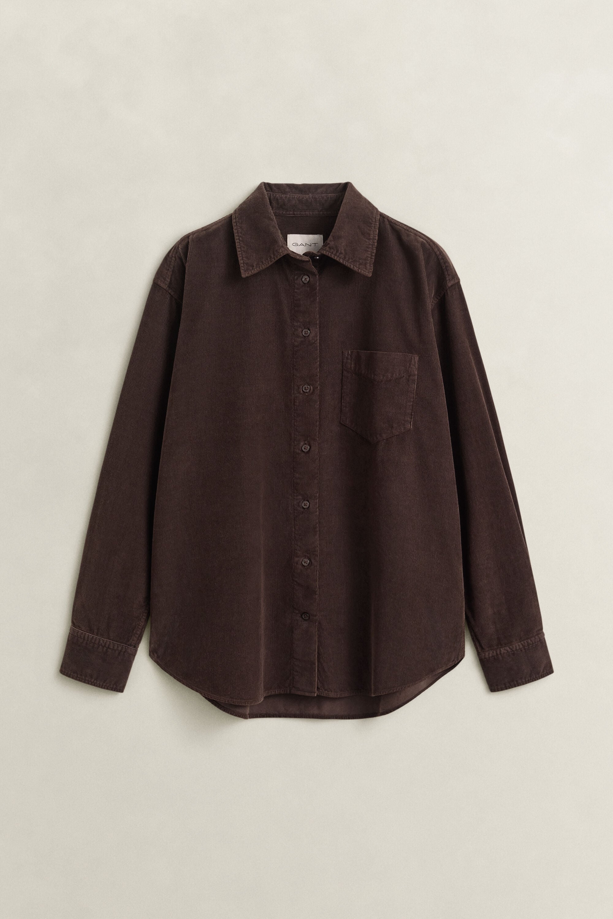 Chemise décontractée en velours côtelé