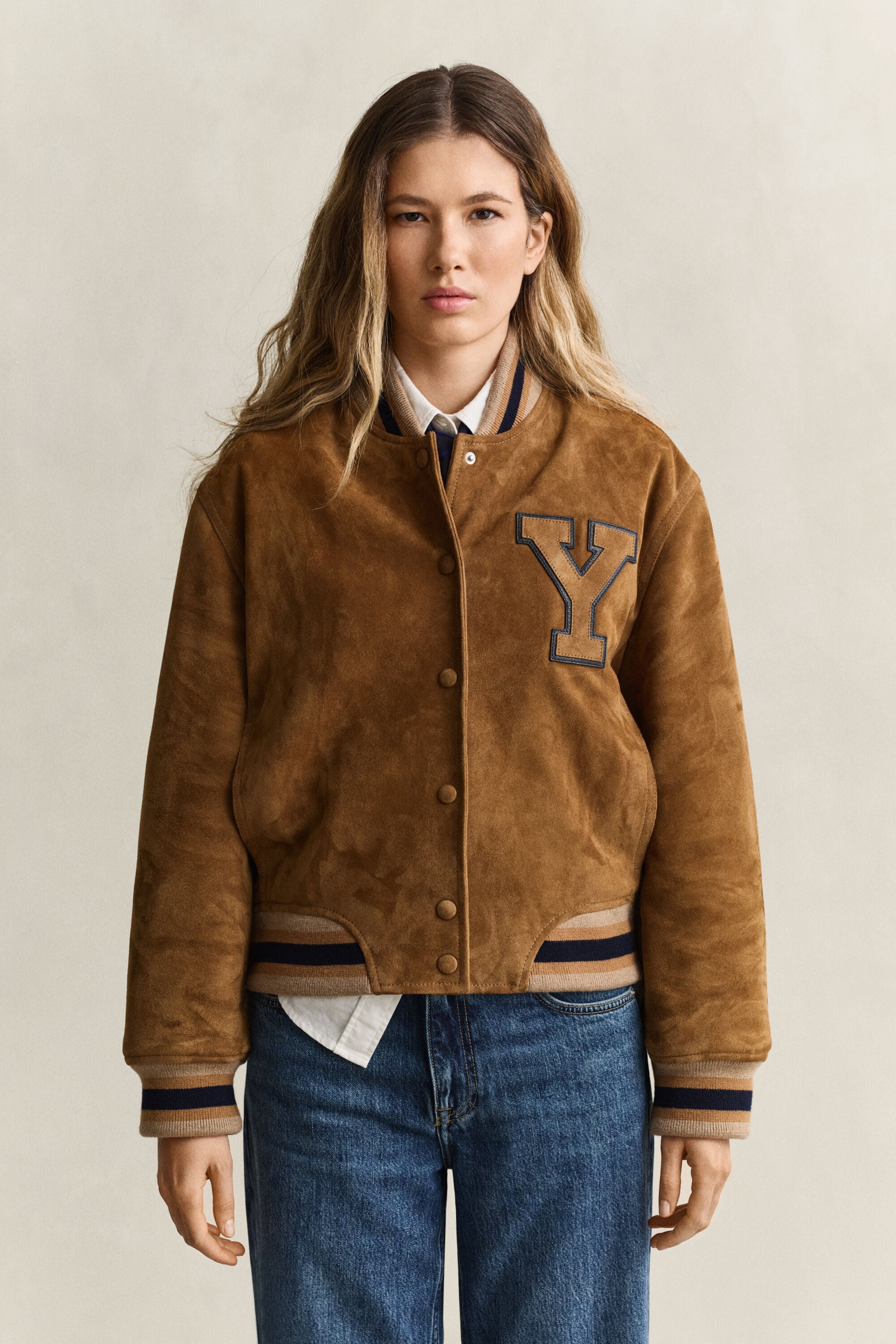 Veste Varsity de Gant x Yale en daim