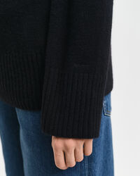 Pull col roul&eacute; en cachemire