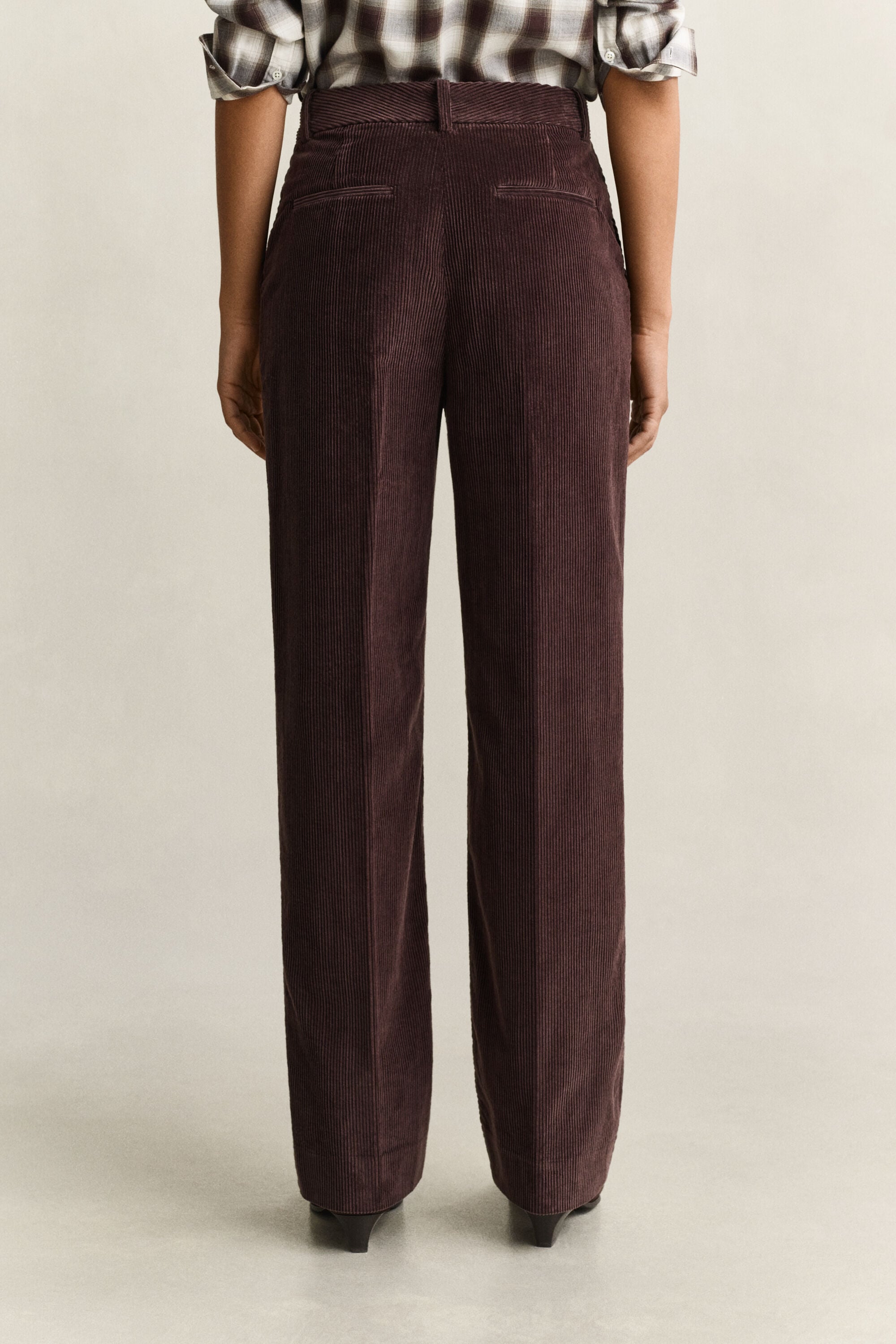 Pantalon habillé en velours côtelé