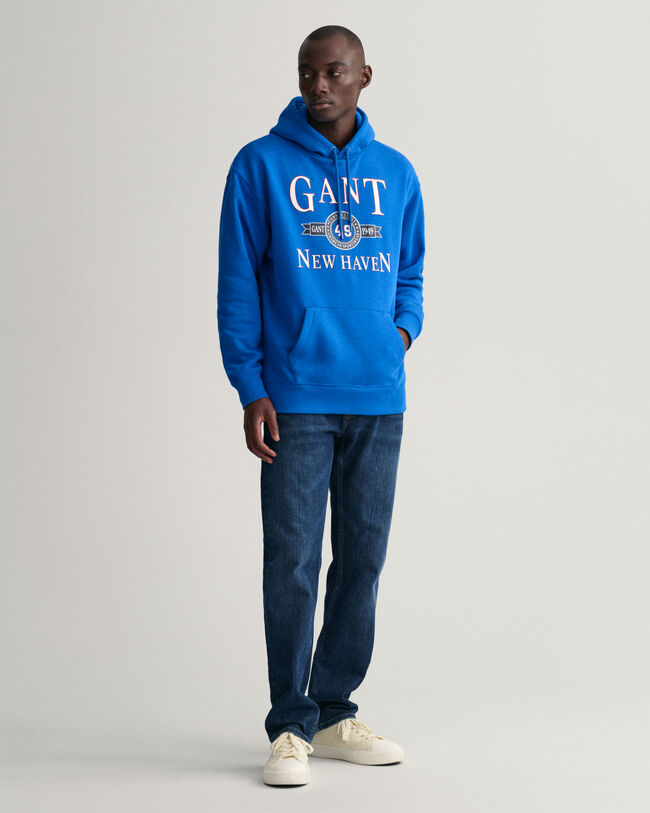 Sweat à capuche Retro Crest