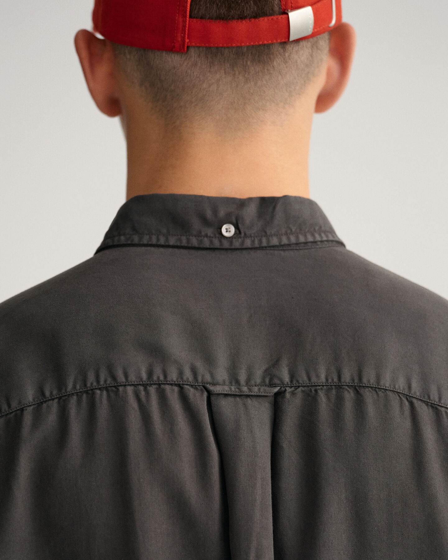 Chemise relaxed fit en lyocell teint en pi&egrave;ce